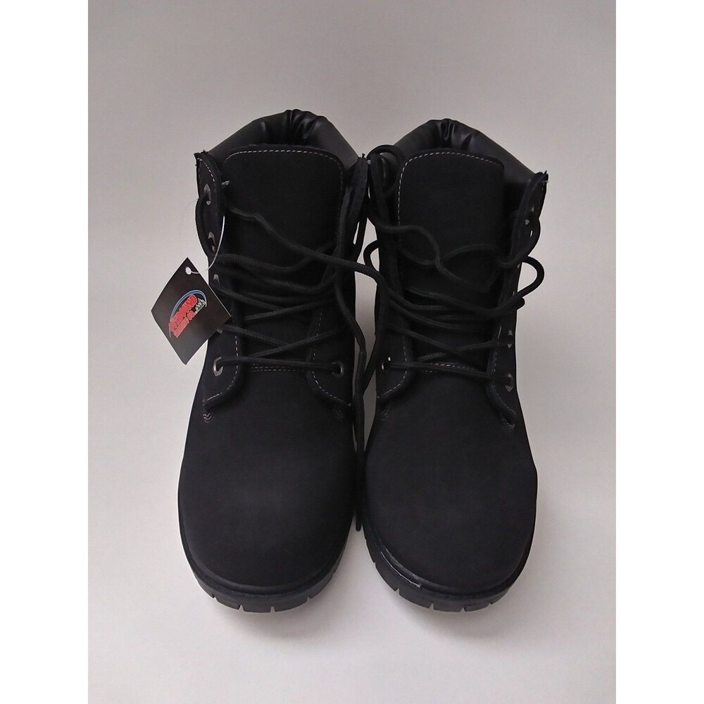 Outbound Trading Co. Black Faux Nubuck/Faux Suede Boots Size 6M